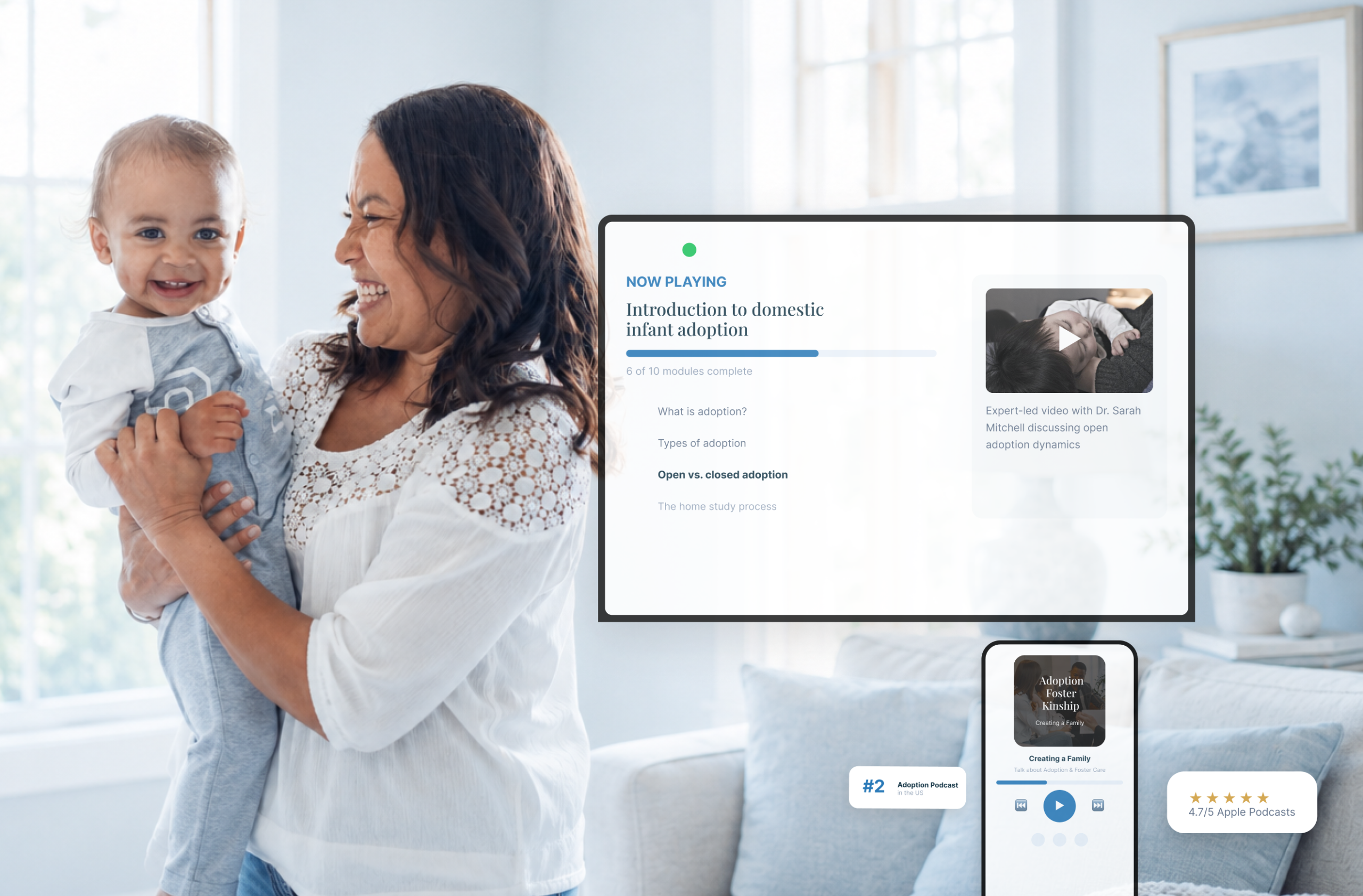 Agency family training dashboard